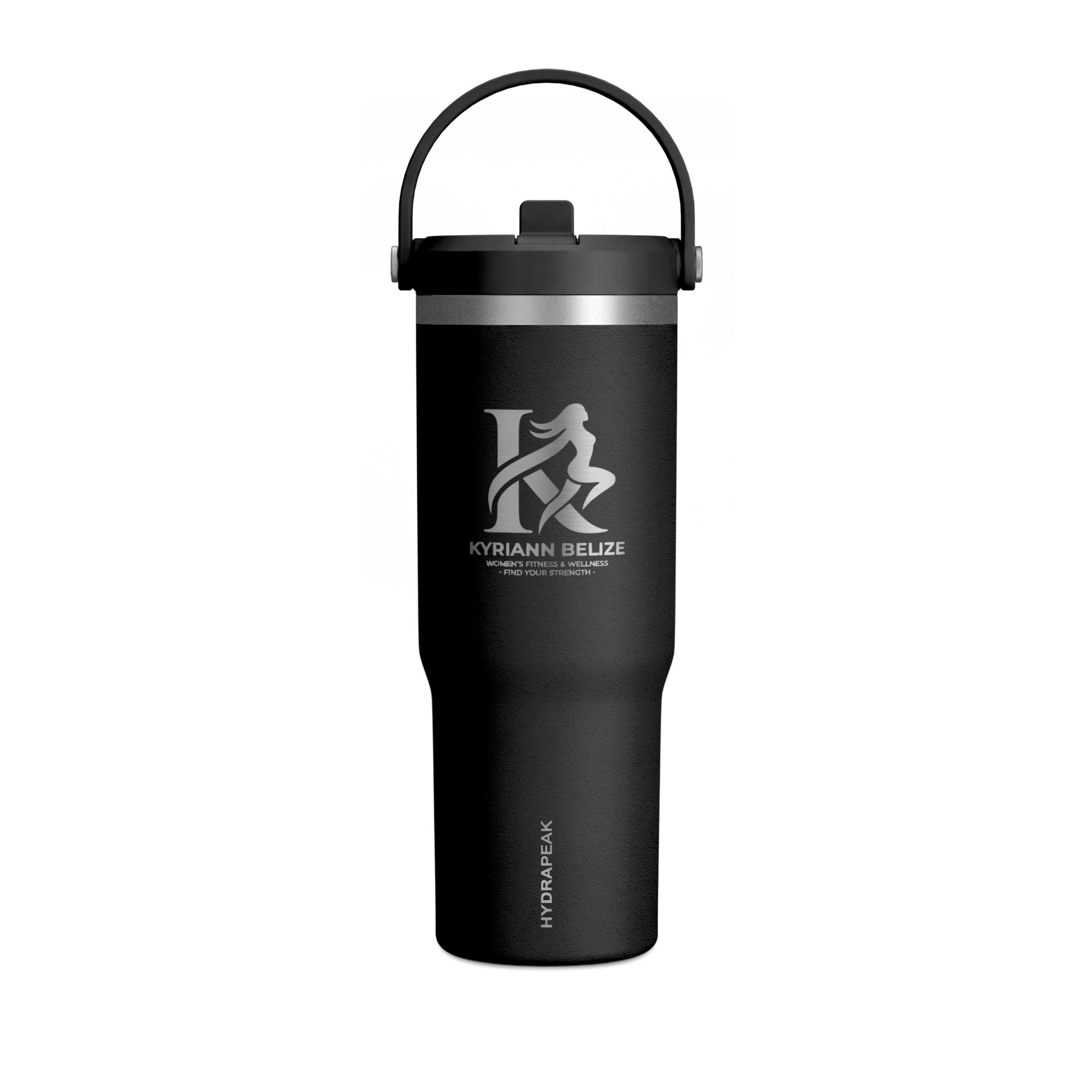32oz Nomad Tumbler – Insulated Travel Cup with Handle (Logo Design)