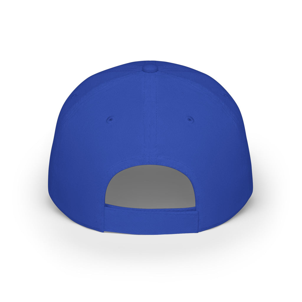 Red Low Profile Baseball Cap with Gold ‘King of Queens’ Runner Logo