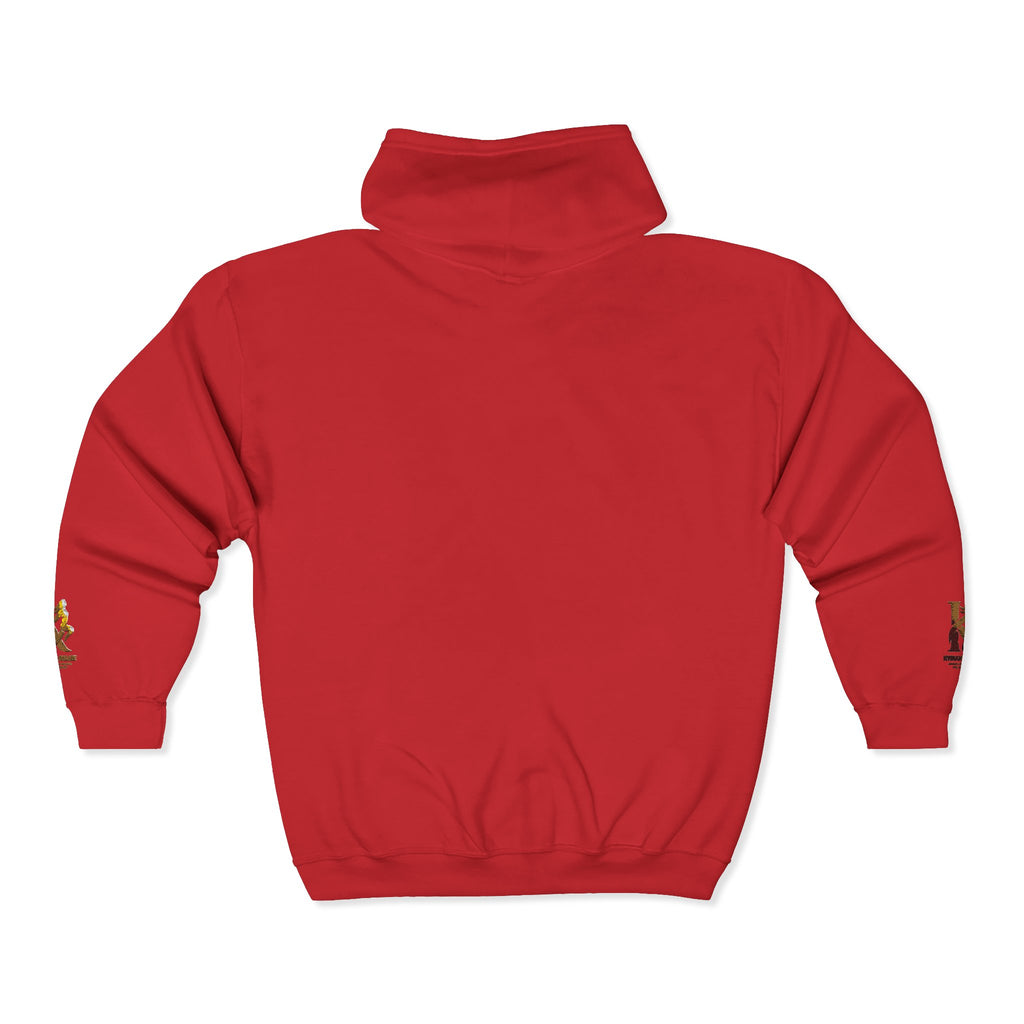 Kappa Kappa Gamma Small Crest Zip Hoodie – Greek Sorority Lettered Sweatshirt