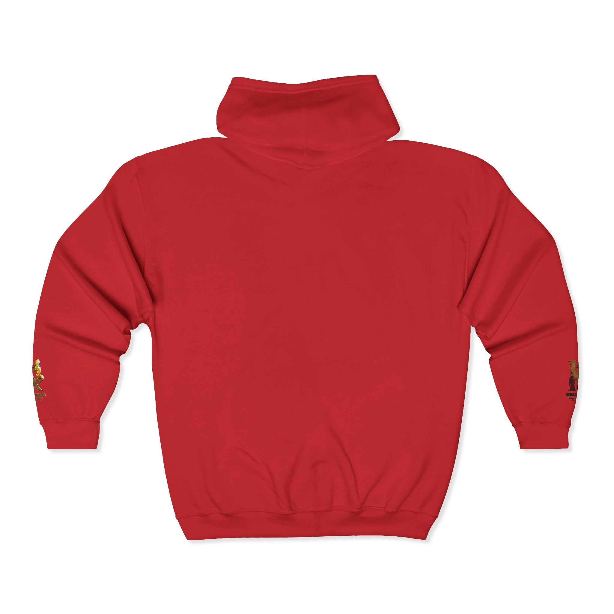 Kappa Kappa Gamma Small Crest Zip Hoodie – Greek Sorority Lettered Sweatshirt