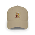 Red Low Profile Baseball Cap with Gold ‘King of Queens’ Runner Logo