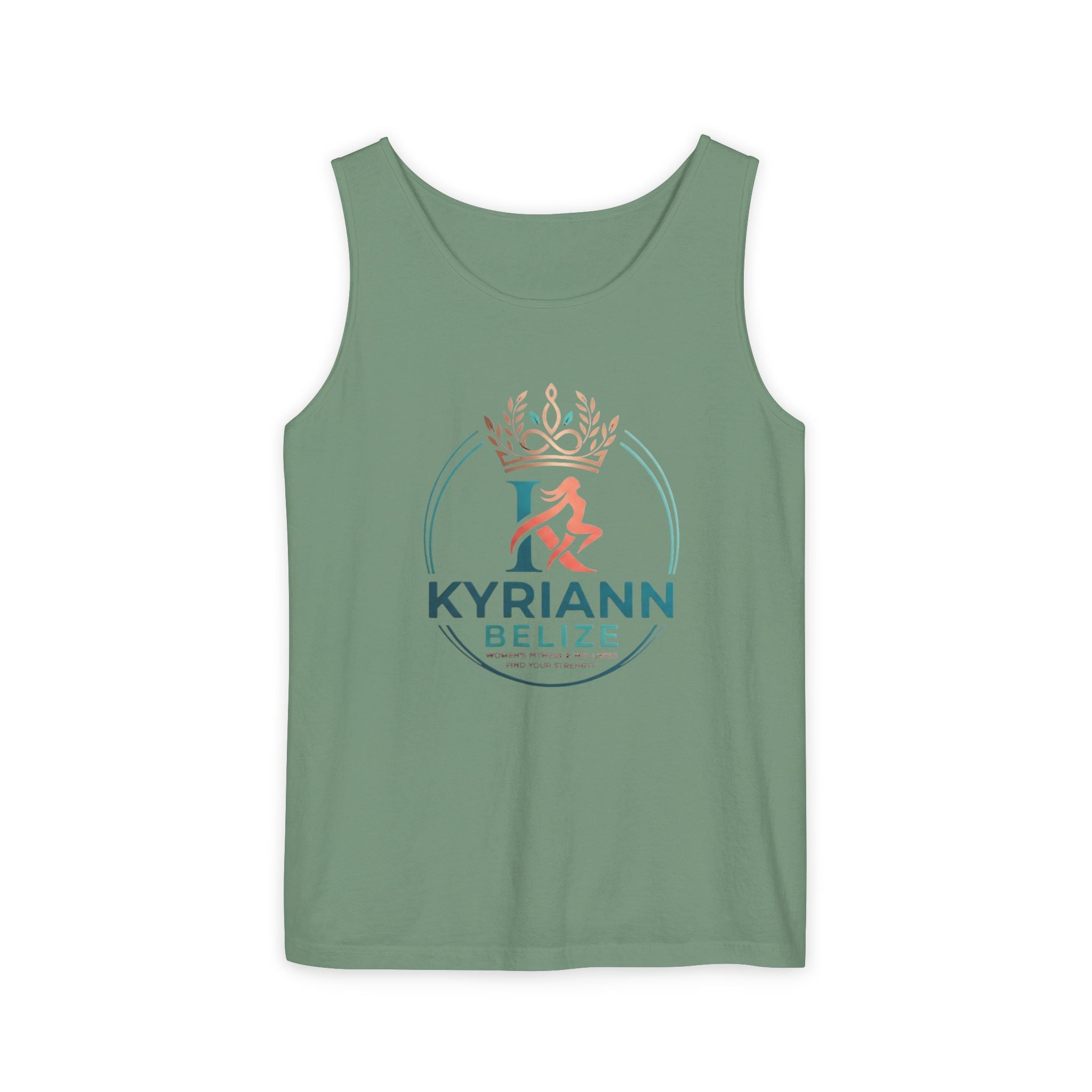 Kyriann Belize Logo Tank Top — Island Crown Travel & Beachwear