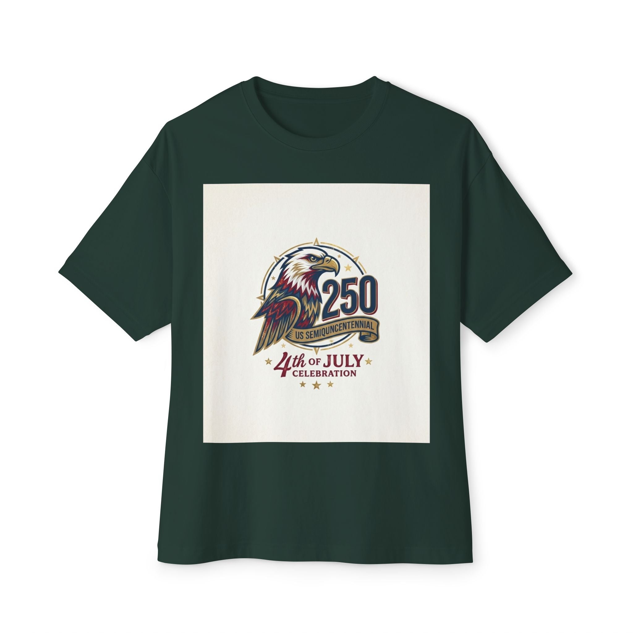 4th of July 250th Eagle Tee — Independence Day Celebration Shirt