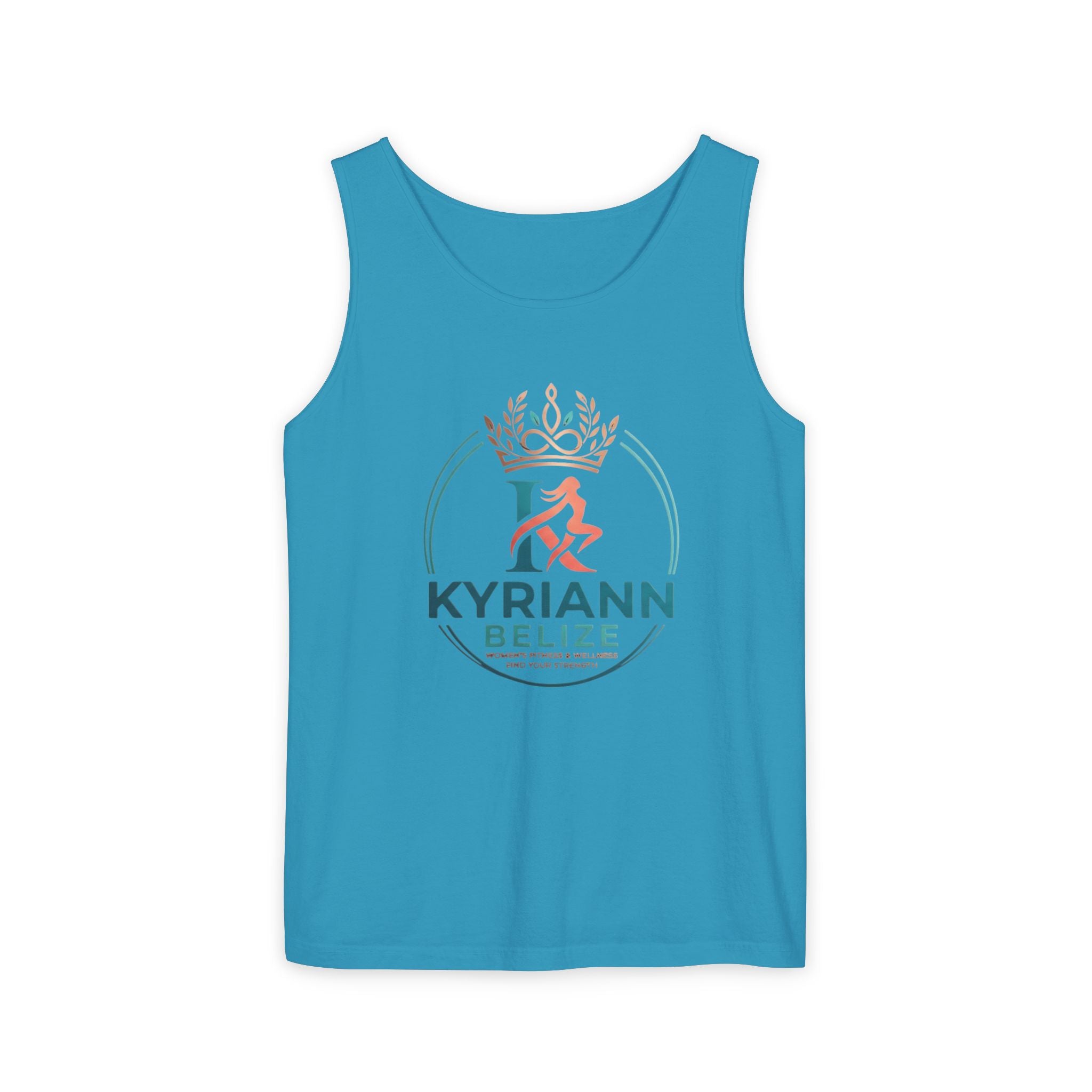 Kyriann Belize Logo Tank Top — Island Crown Travel & Beachwear