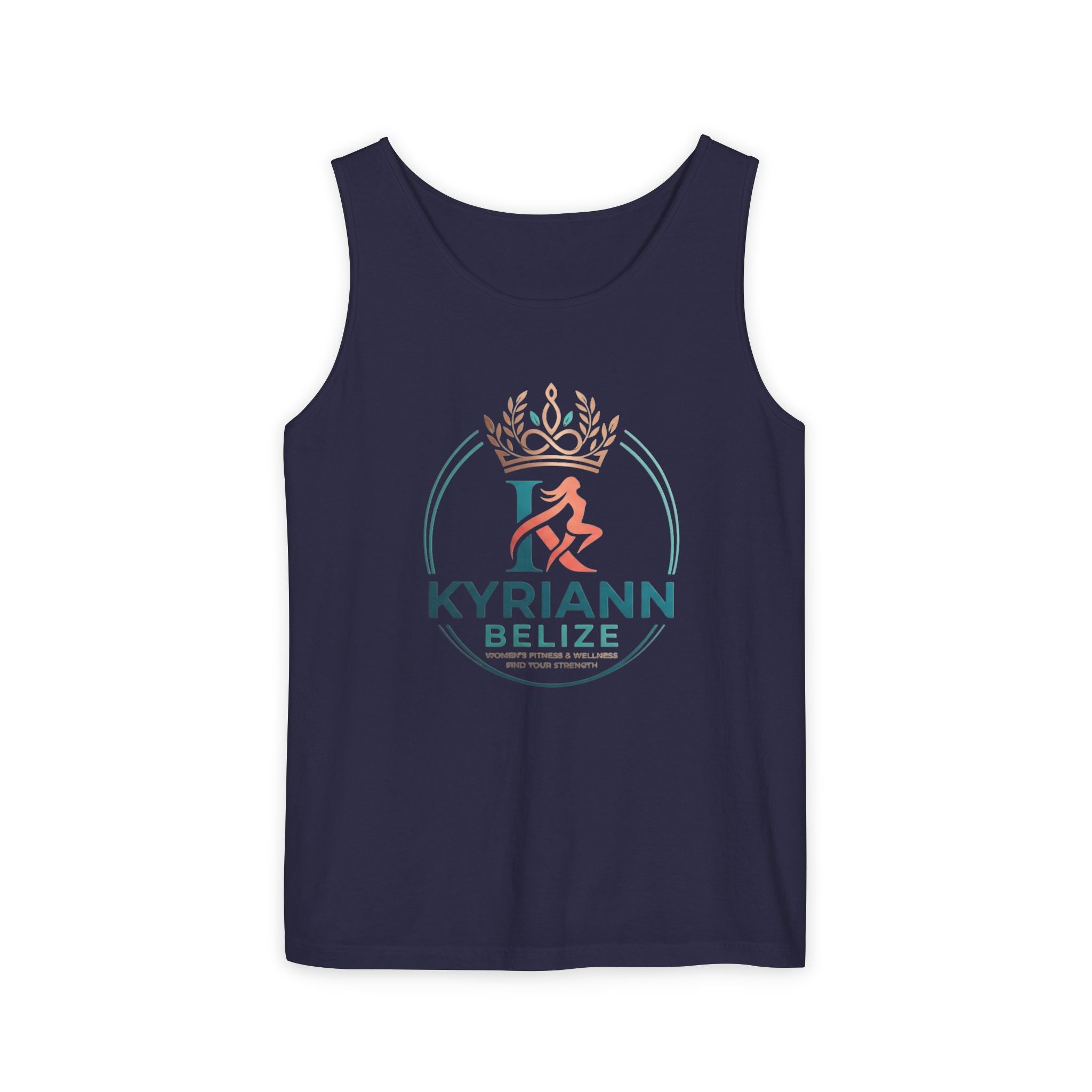 Kyriann Belize Logo Tank Top — Island Crown Travel & Beachwear