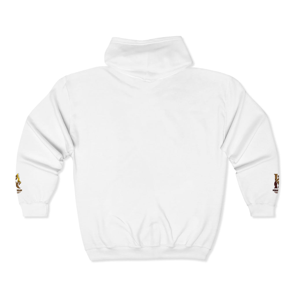 Kappa Kappa Gamma Small Crest Zip Hoodie – Greek Sorority Lettered Sweatshirt