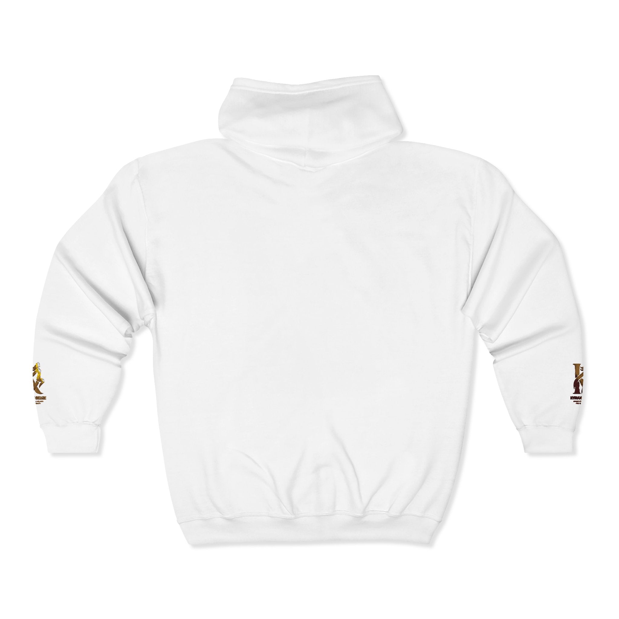 Kappa Kappa Gamma Small Crest Zip Hoodie – Greek Sorority Lettered Sweatshirt