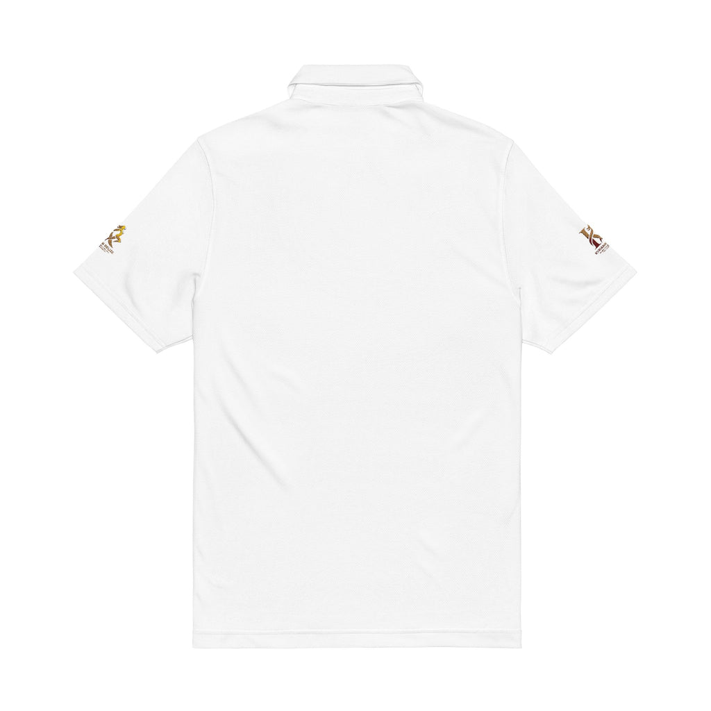 Men's Embroidered Polo Shirt — Crest Logo Performance Golf Polo