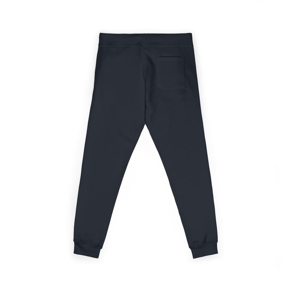 Embroidered White Fleece Sweatpants – Cozy Minimalist Lounge Joggers