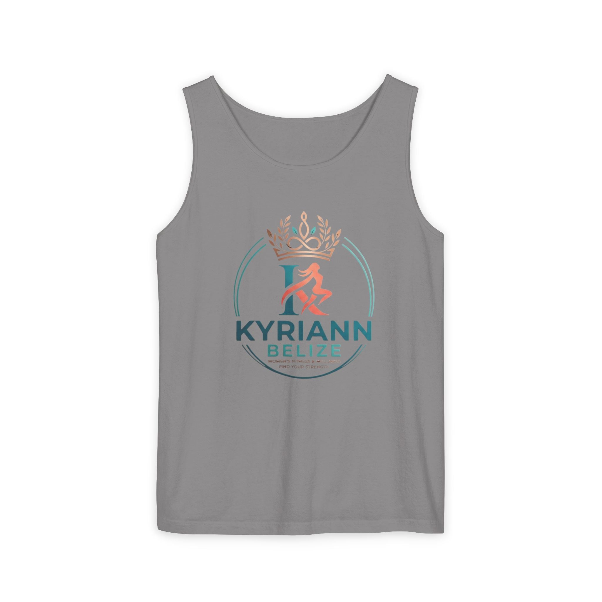 Kyriann Belize Logo Tank Top — Island Crown Travel & Beachwear