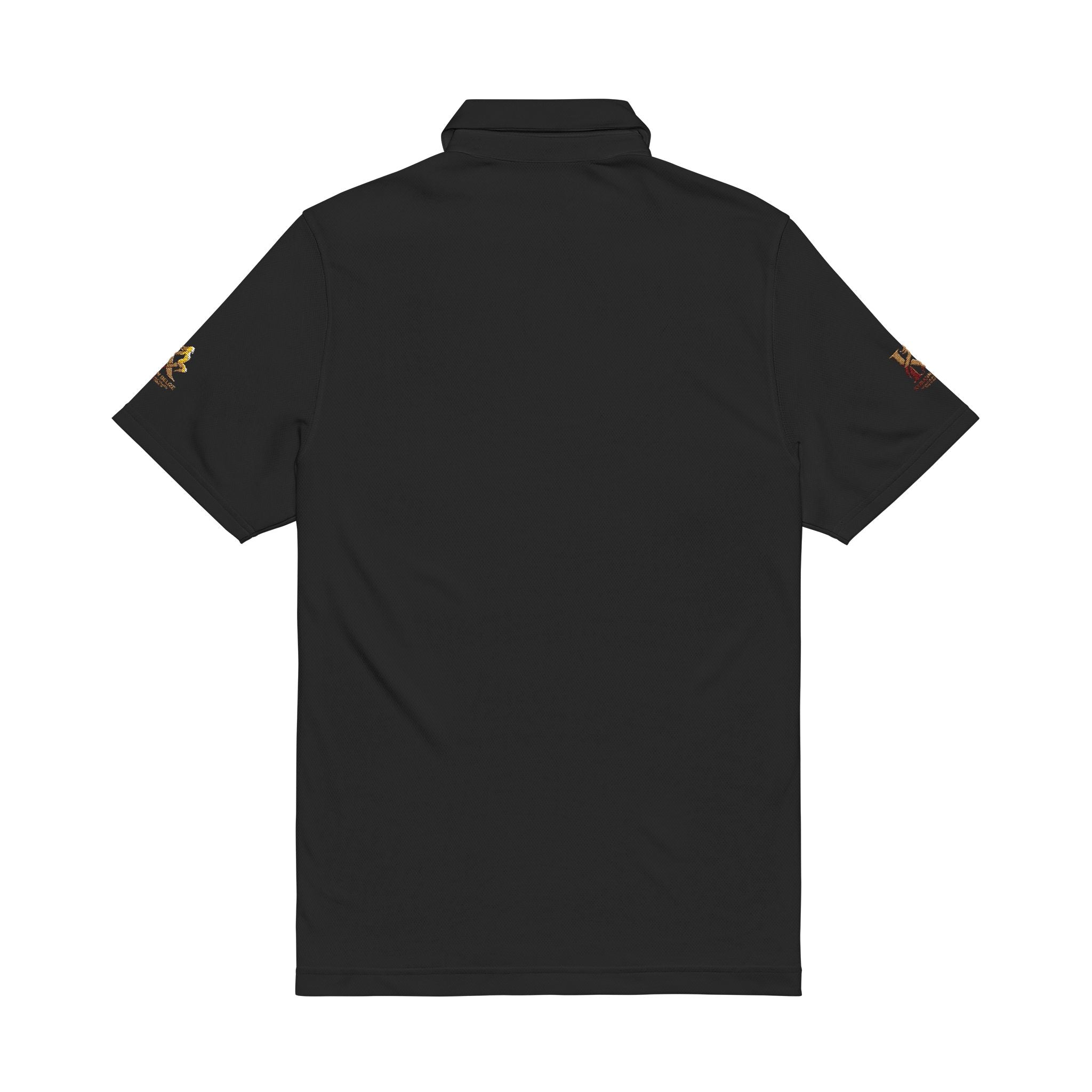 Men's Embroidered Polo Shirt — Crest Logo Performance Golf Polo