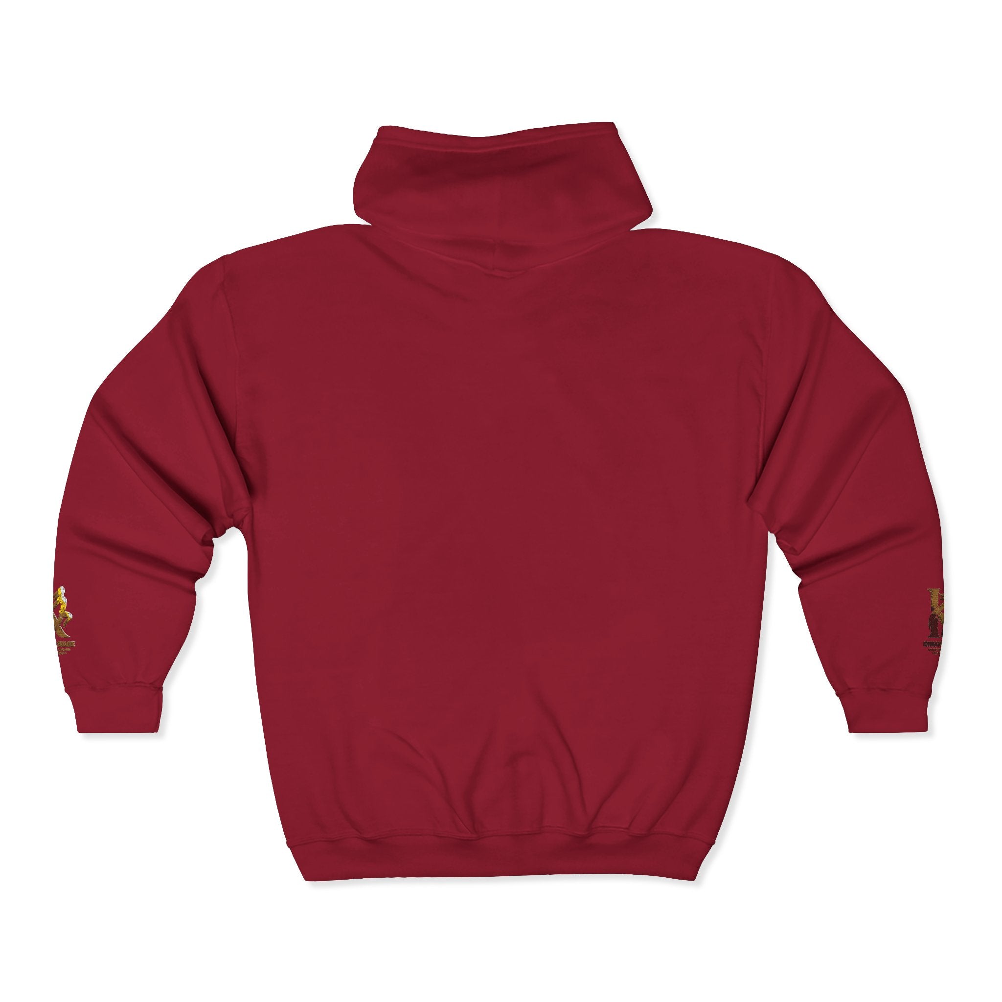 Kappa Kappa Gamma Small Crest Zip Hoodie – Greek Sorority Lettered Sweatshirt