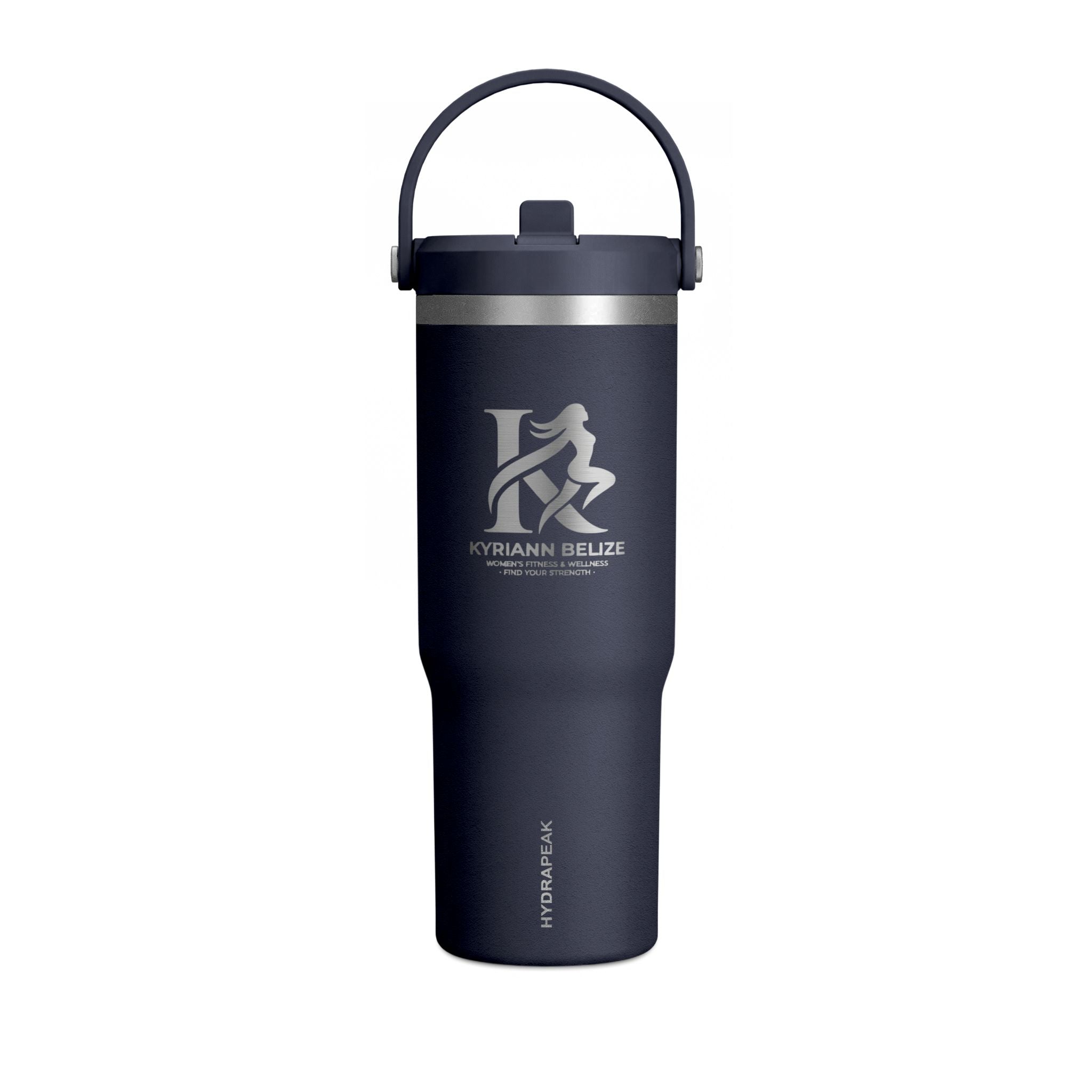 32oz Nomad Tumbler – Insulated Travel Cup with Handle (Logo Design)