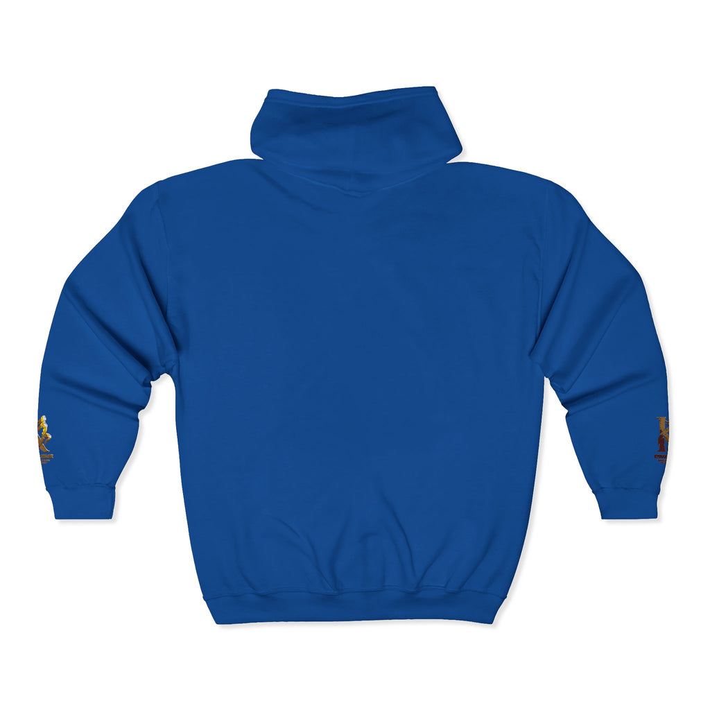 Kappa Kappa Gamma Small Crest Zip Hoodie – Greek Sorority Lettered Sweatshirt