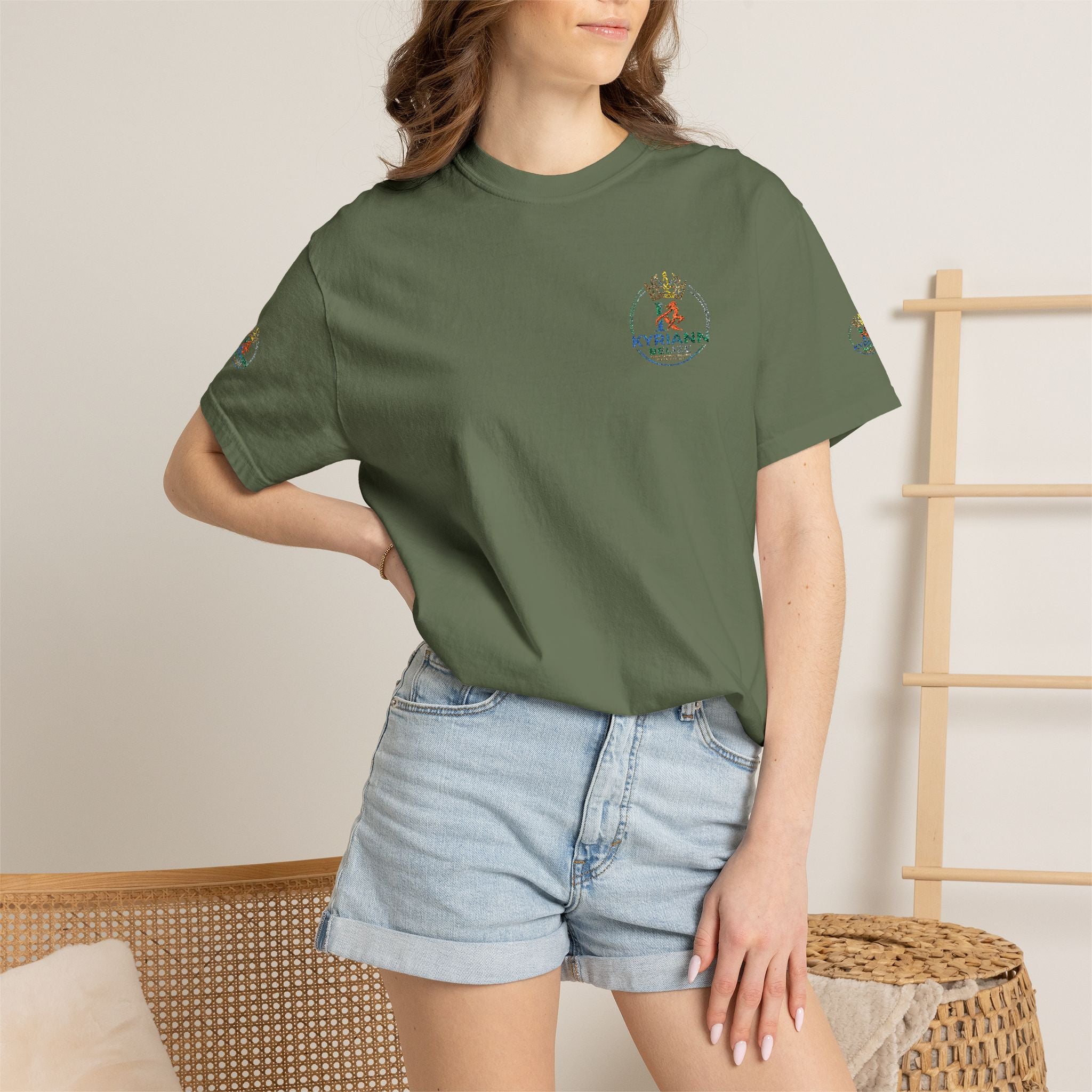 Kveikorn Floral Pocket T-Shirt