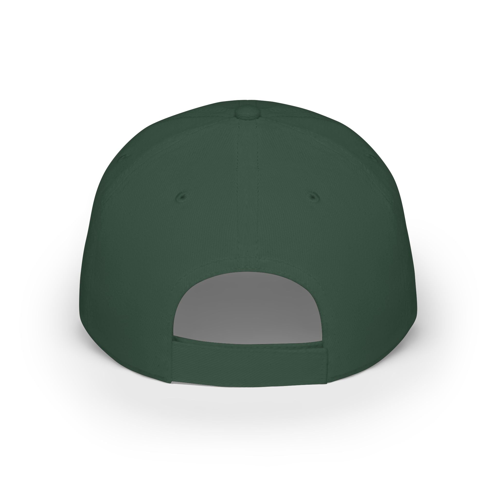 Red Low Profile Baseball Cap with Gold ‘King of Queens’ Runner Logo