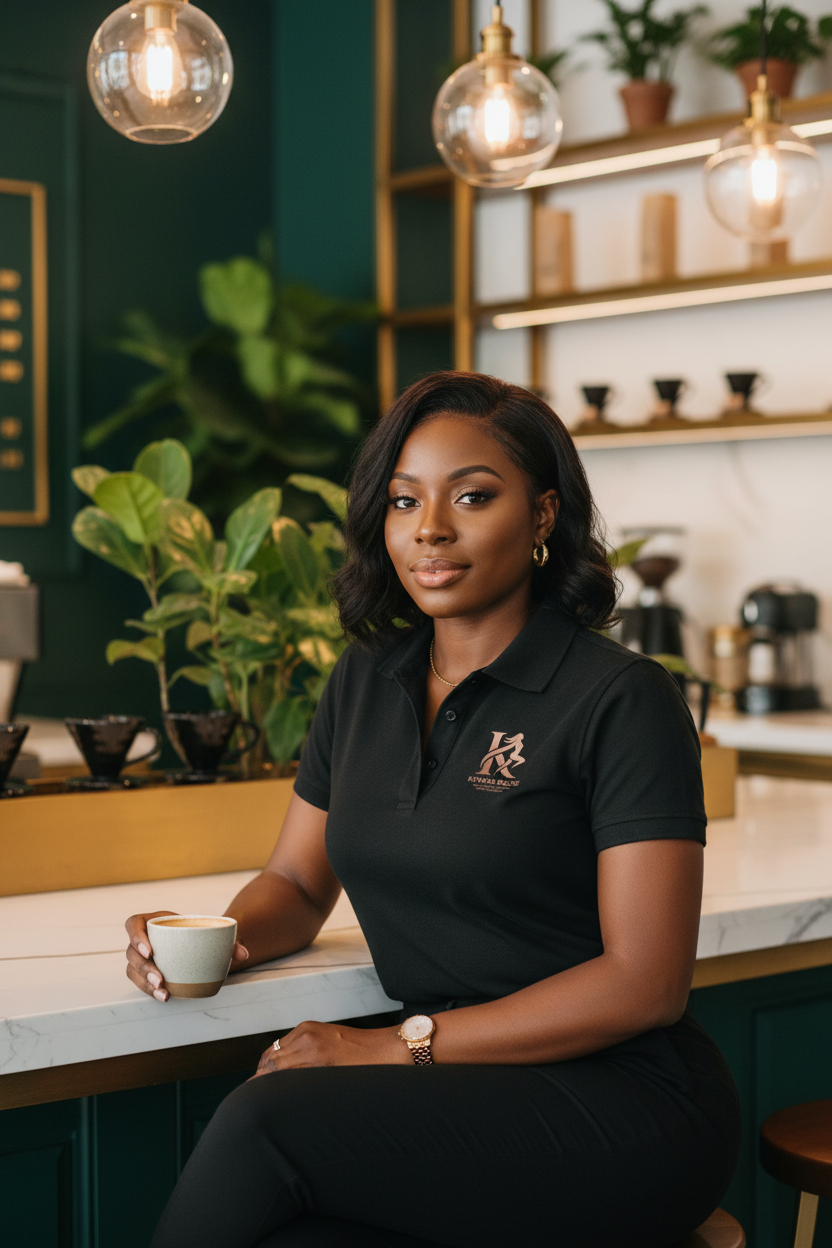 Women's Pique Polo — K Signature Embroidered Logo Polo