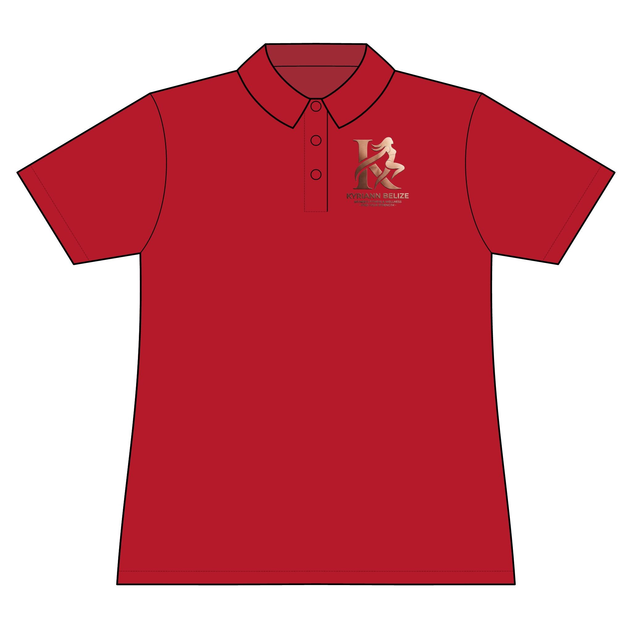 Women's Pique Polo — K Signature Embroidered Logo Polo