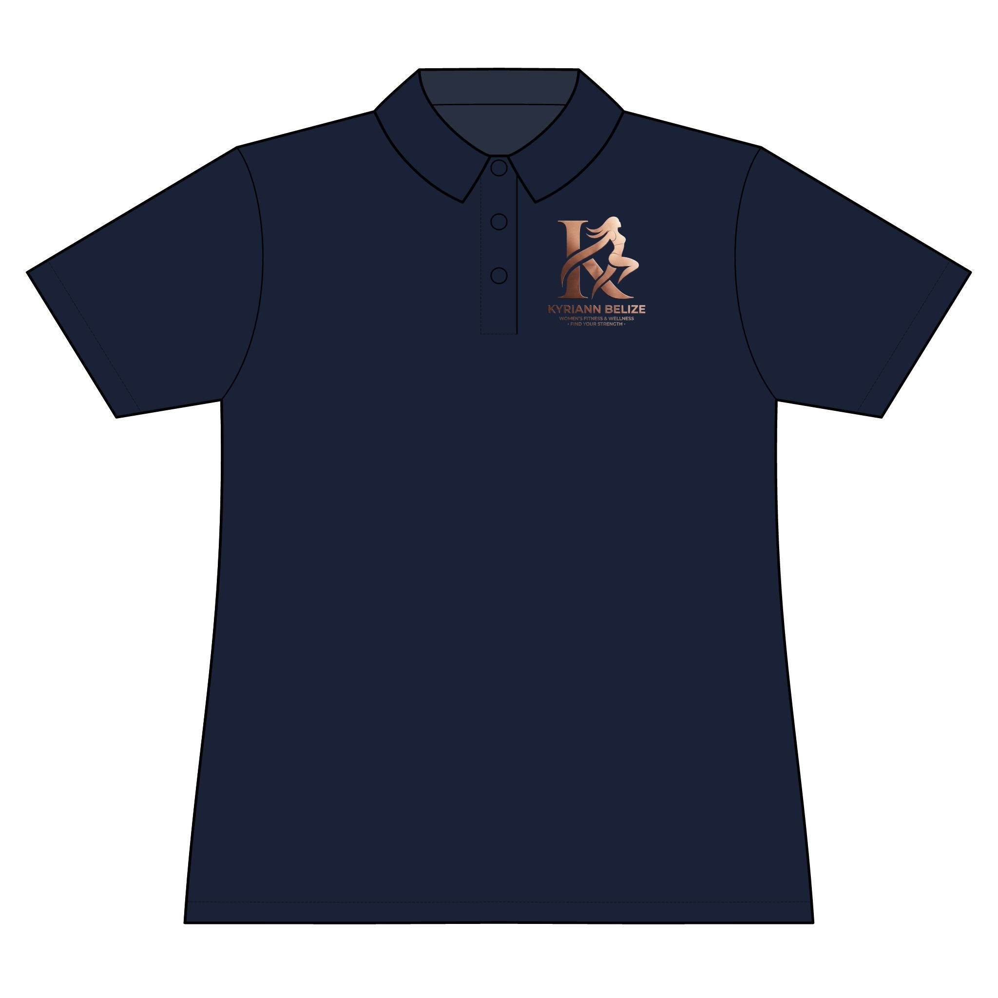 Women's Pique Polo — K Signature Embroidered Logo Polo