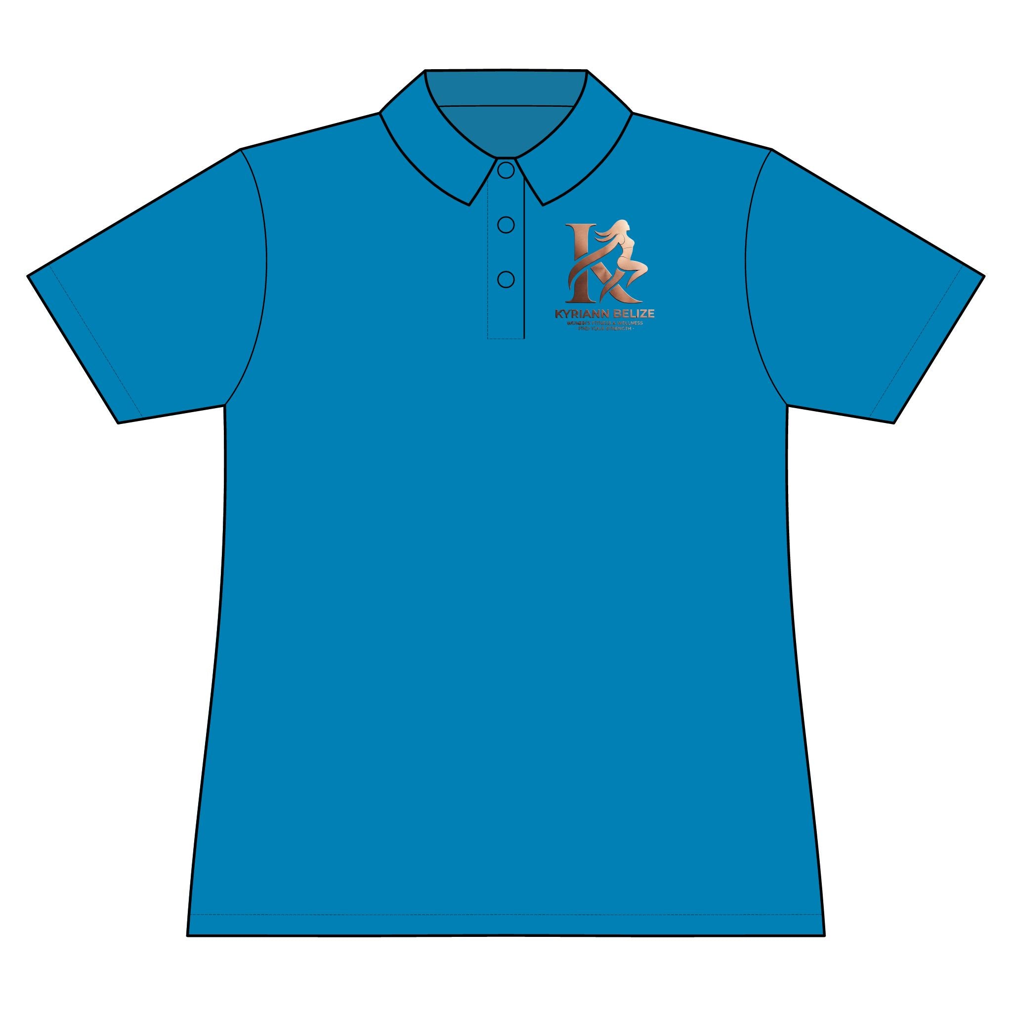 Women's Pique Polo — K Signature Embroidered Logo Polo