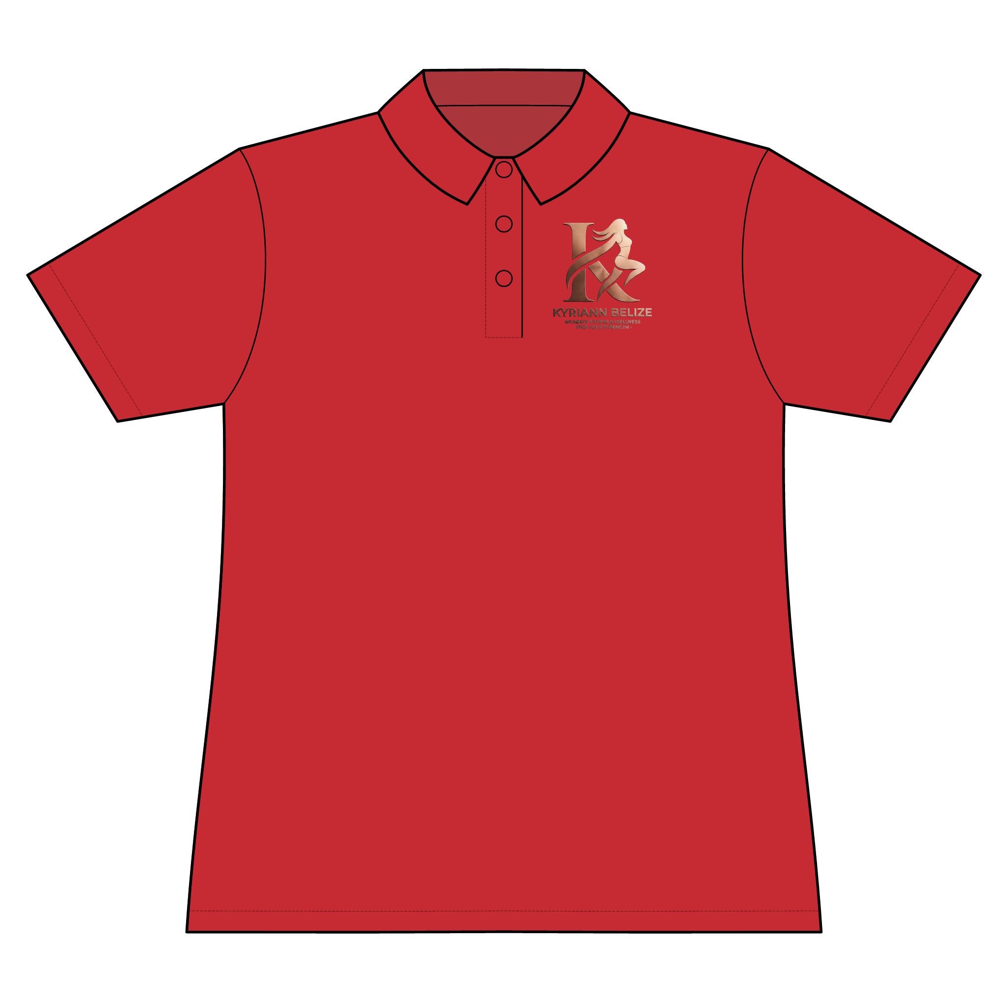 Women's Pique Polo — K Signature Embroidered Logo Polo