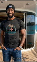 Kyriann Belize Rashguard Tee — Tropical Crown Logo Swim Shirt