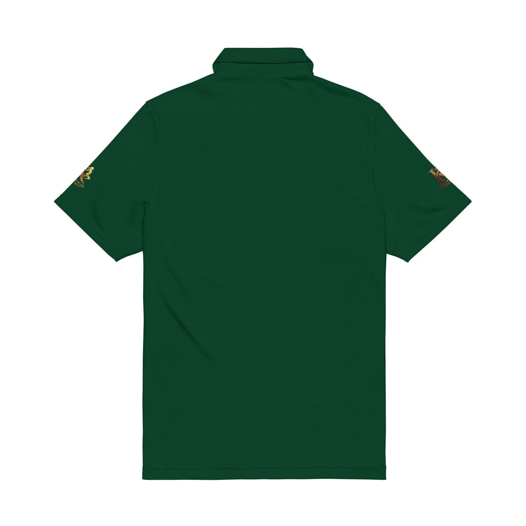 Men's Embroidered Polo Shirt — Crest Logo Performance Golf Polo