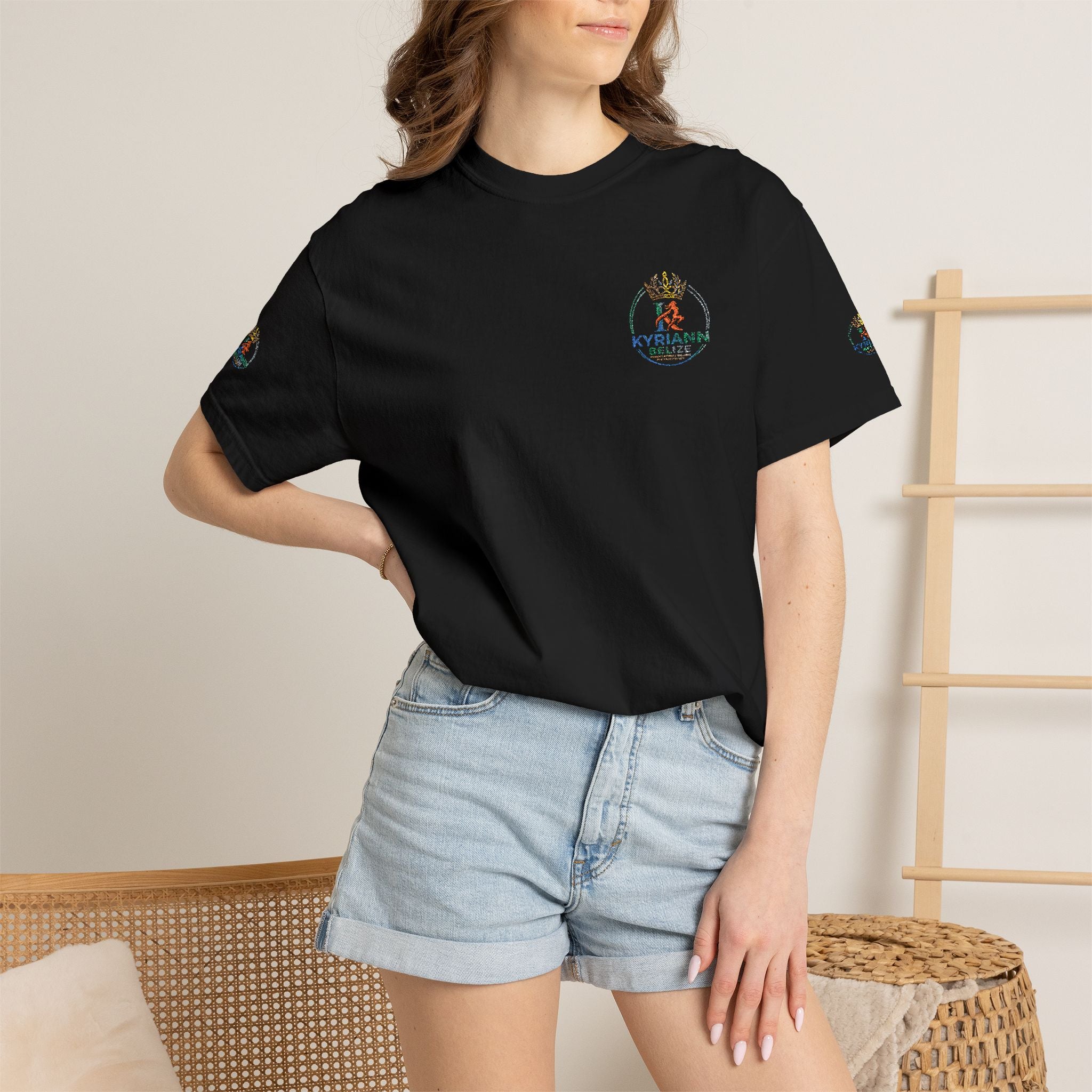 Kveikorn Floral Pocket T-Shirt
