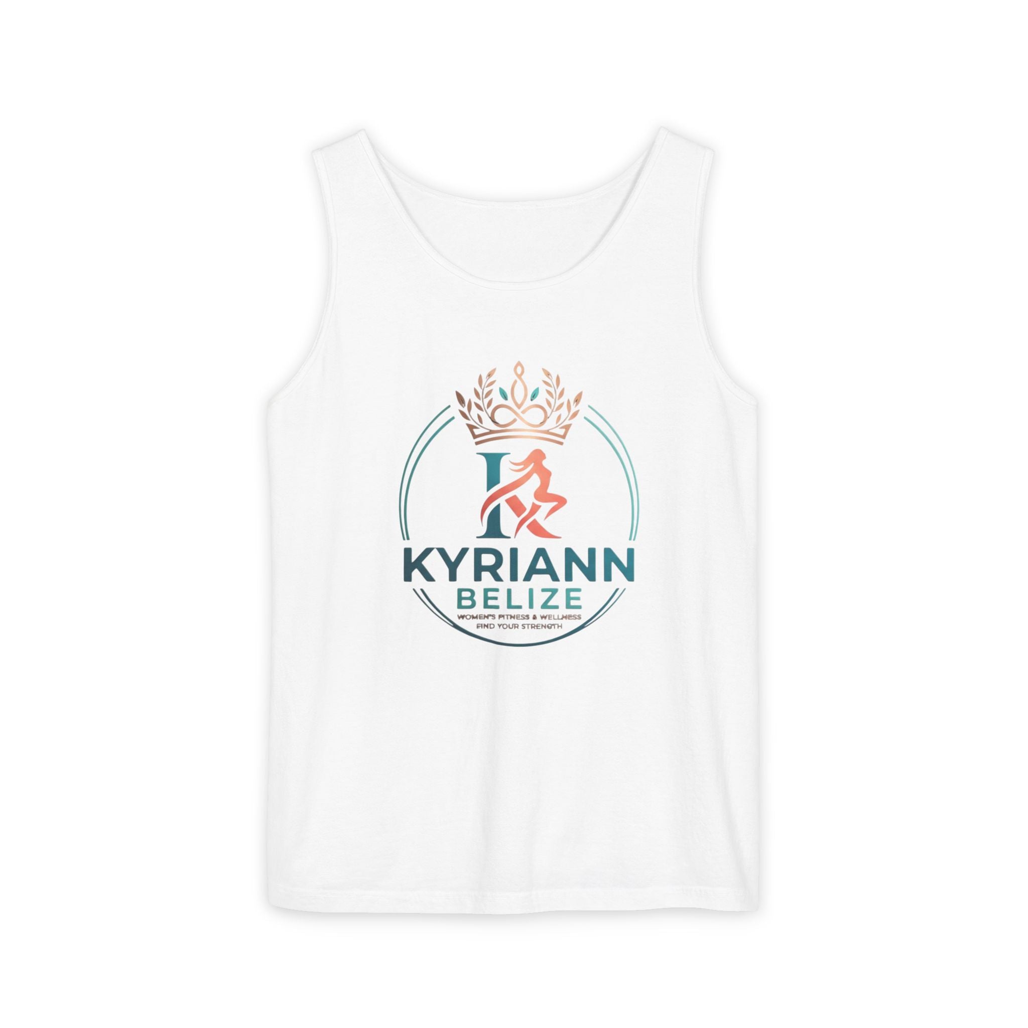 Kyriann Belize Logo Tank Top — Island Crown Travel & Beachwear