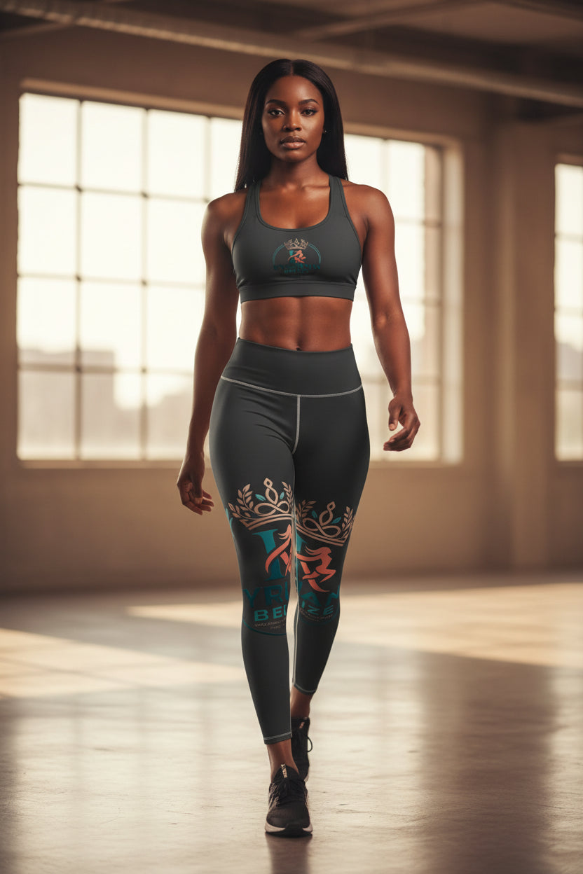 Luxury Large Print Workout Legging