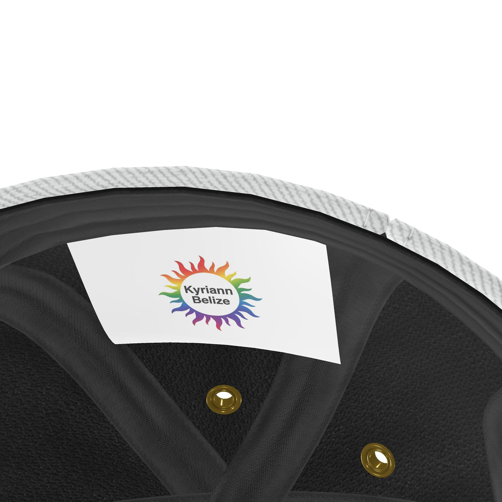 The ultimate finishing touch: the Designer Rainbow Sunburst Cap