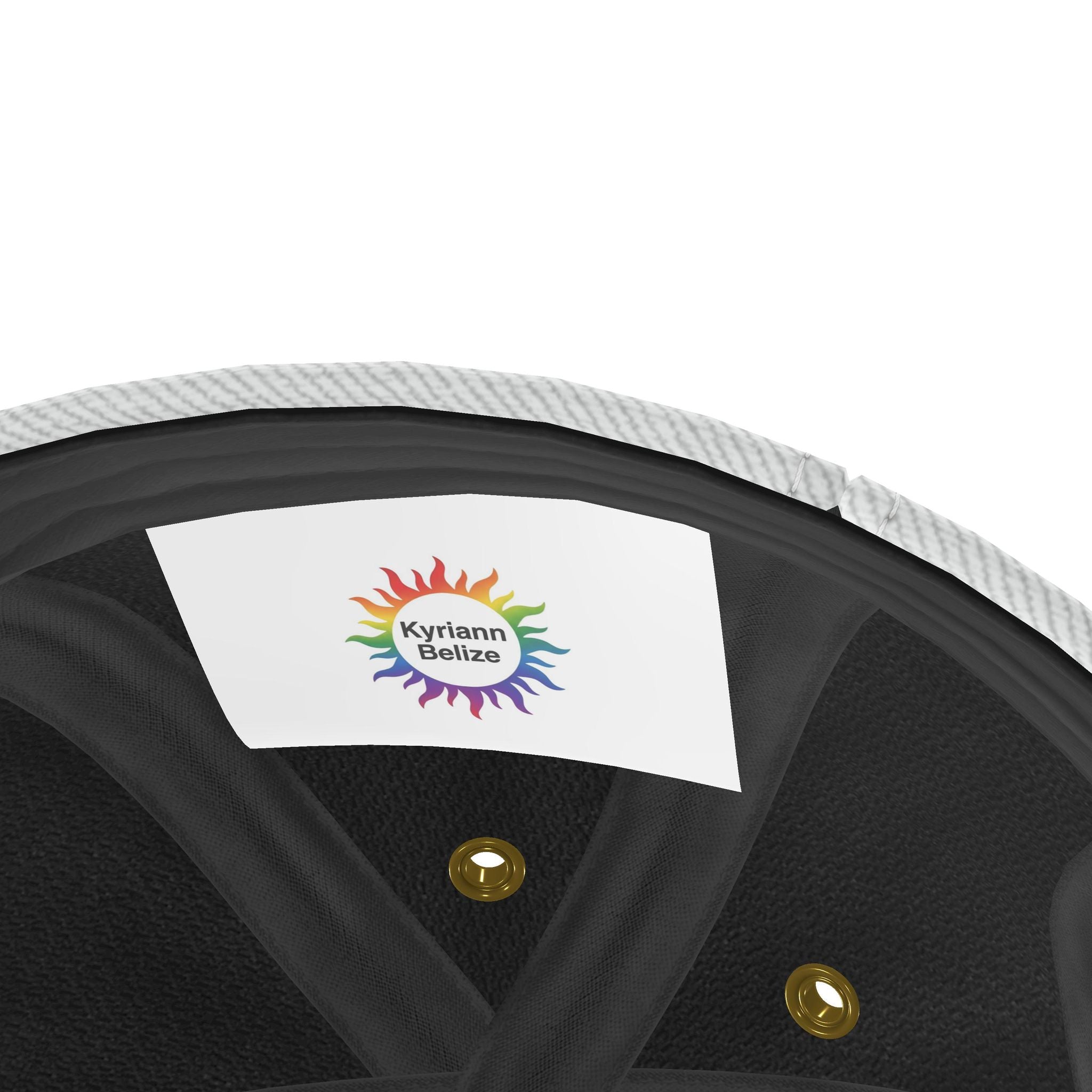 The ultimate finishing touch: the Designer Rainbow Sunburst Cap