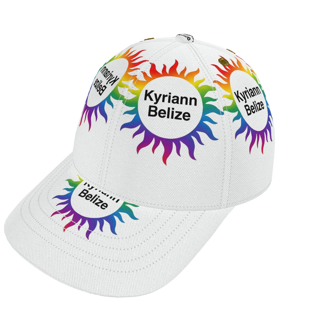 The ultimate finishing touch: the Designer Rainbow Sunburst Cap