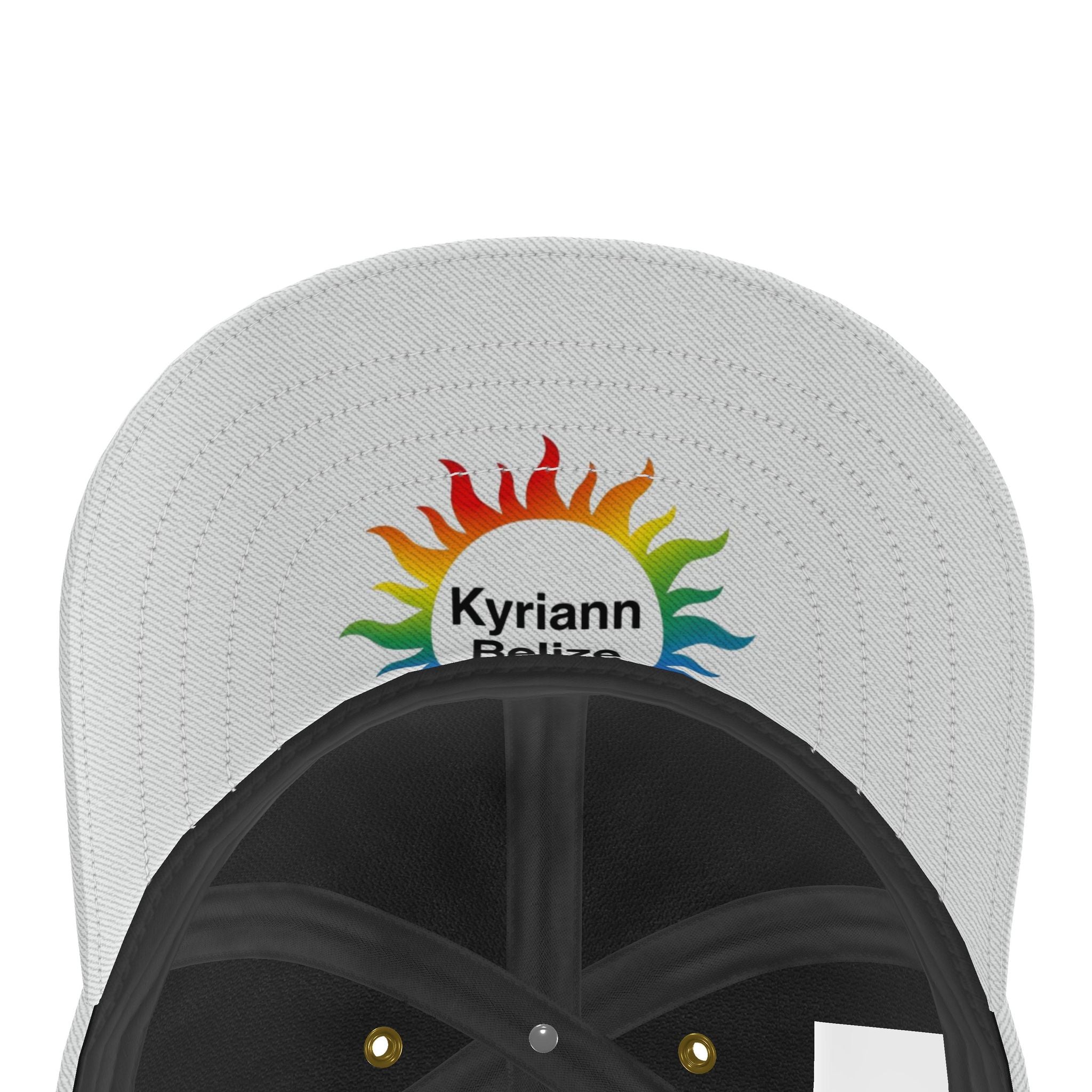 The ultimate finishing touch: the Designer Rainbow Sunburst Cap