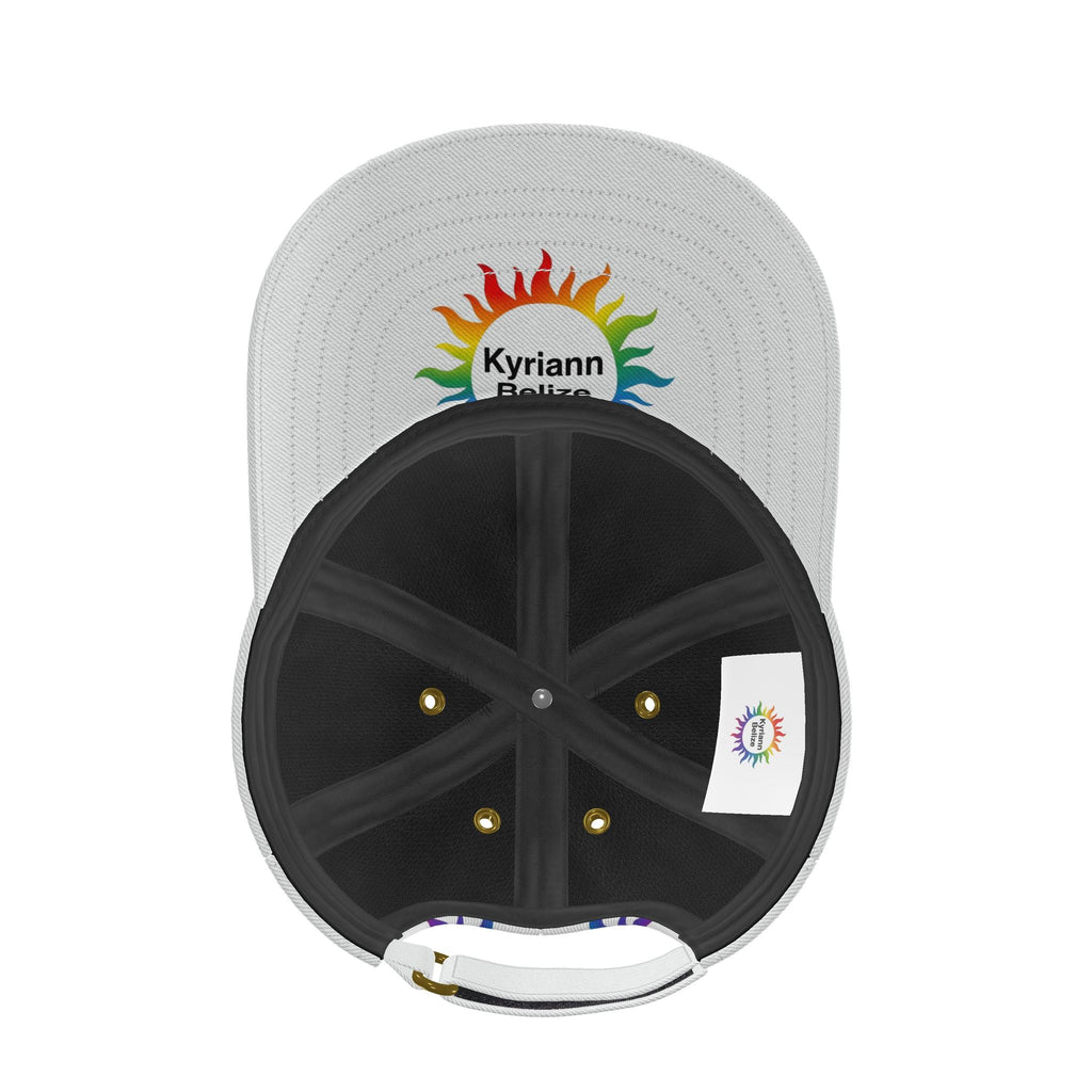The ultimate finishing touch: the Designer Rainbow Sunburst Cap