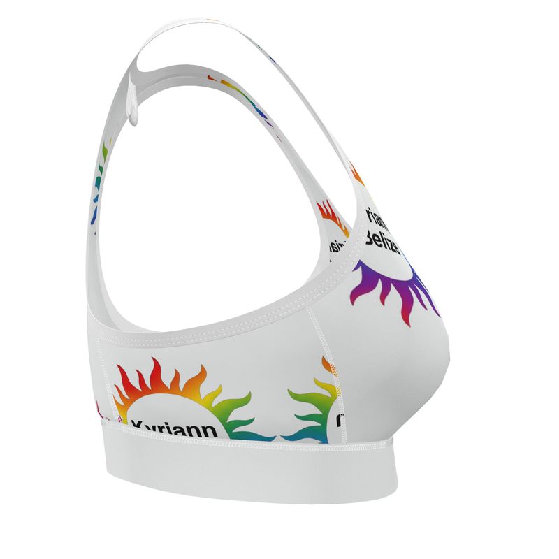 Vibrant energy to your workout with our Designer Rainbow Sunburst