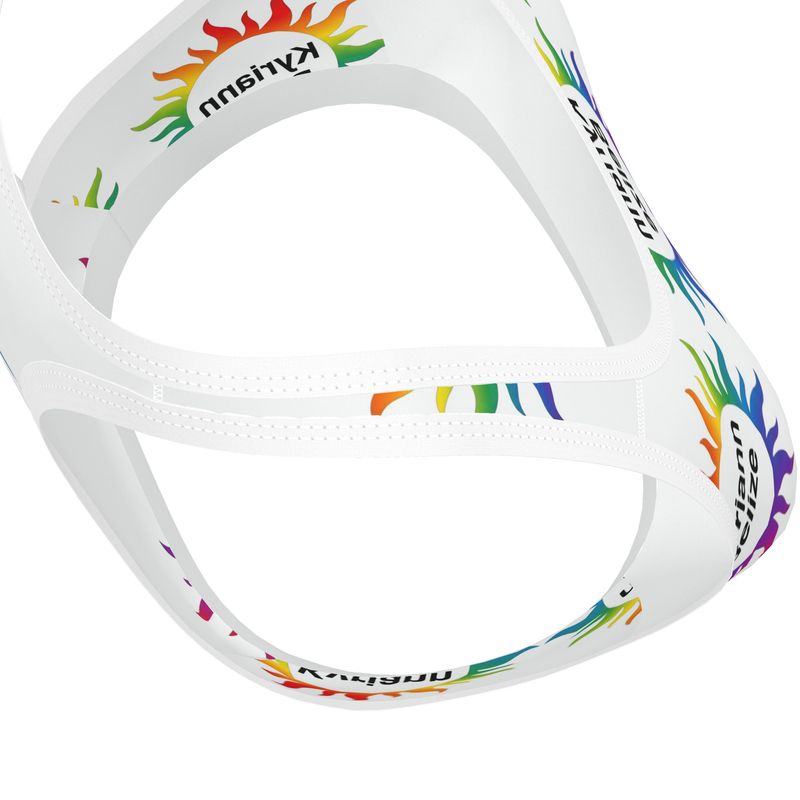 Vibrant energy to your workout with our Designer Rainbow Sunburst