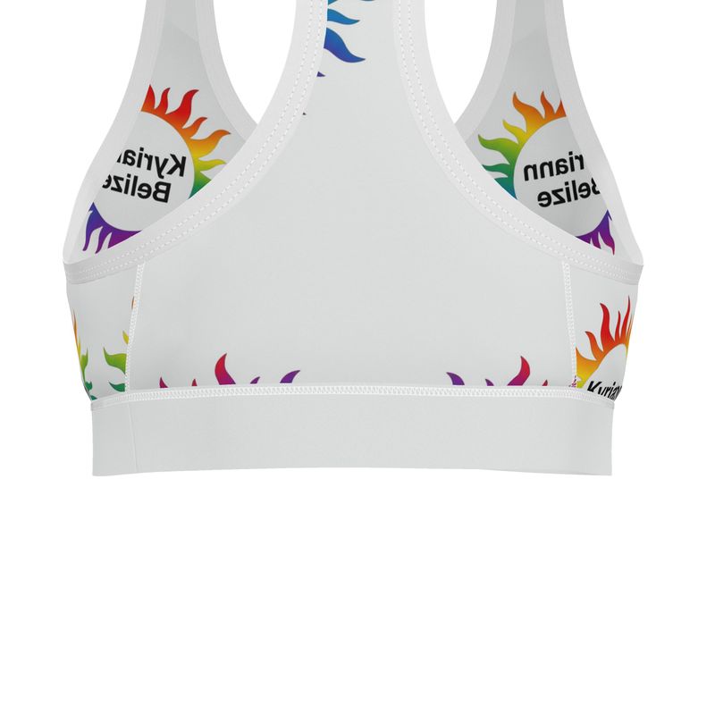 Vibrant energy to your workout with our Designer Rainbow Sunburst