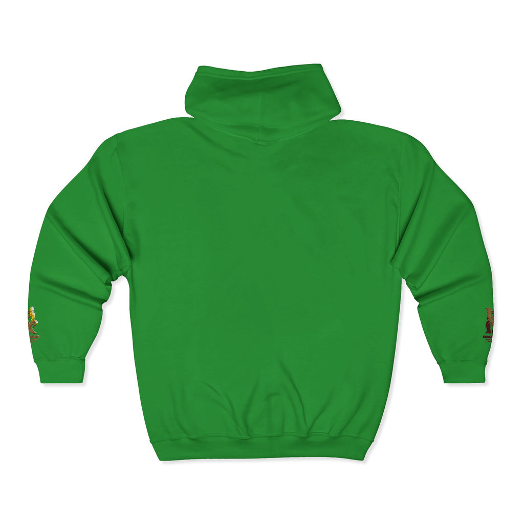 Kappa Kappa Gamma Small Crest Zip Hoodie – Greek Sorority Lettered Sweatshirt