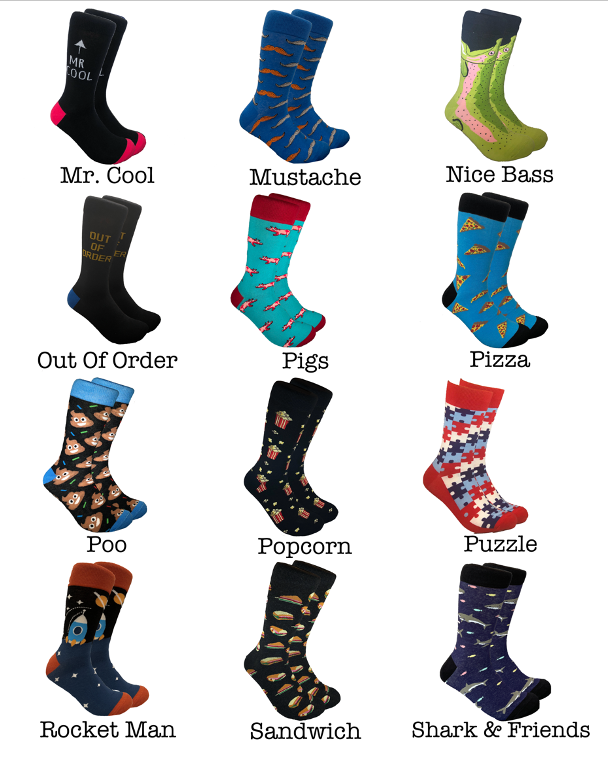 Premium cRAZY sockS for MeN