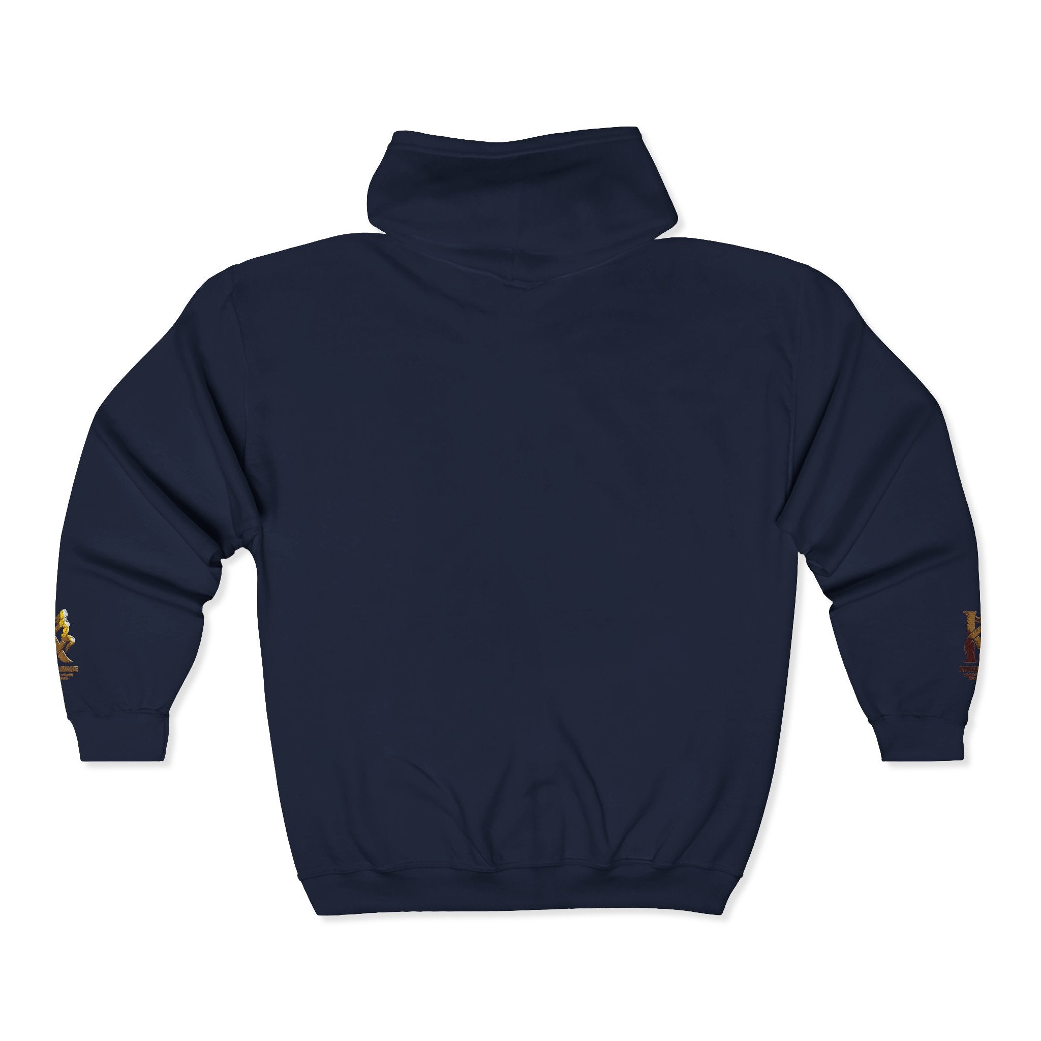 Kappa Kappa Gamma Small Crest Zip Hoodie – Greek Sorority Lettered Sweatshirt