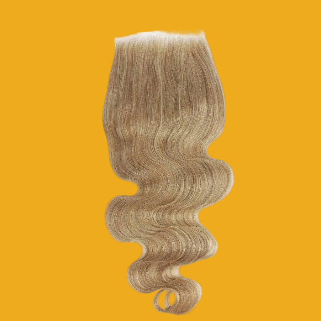 Honey Blonde Body Wave 5x5 HD Lace Human Hair Closure