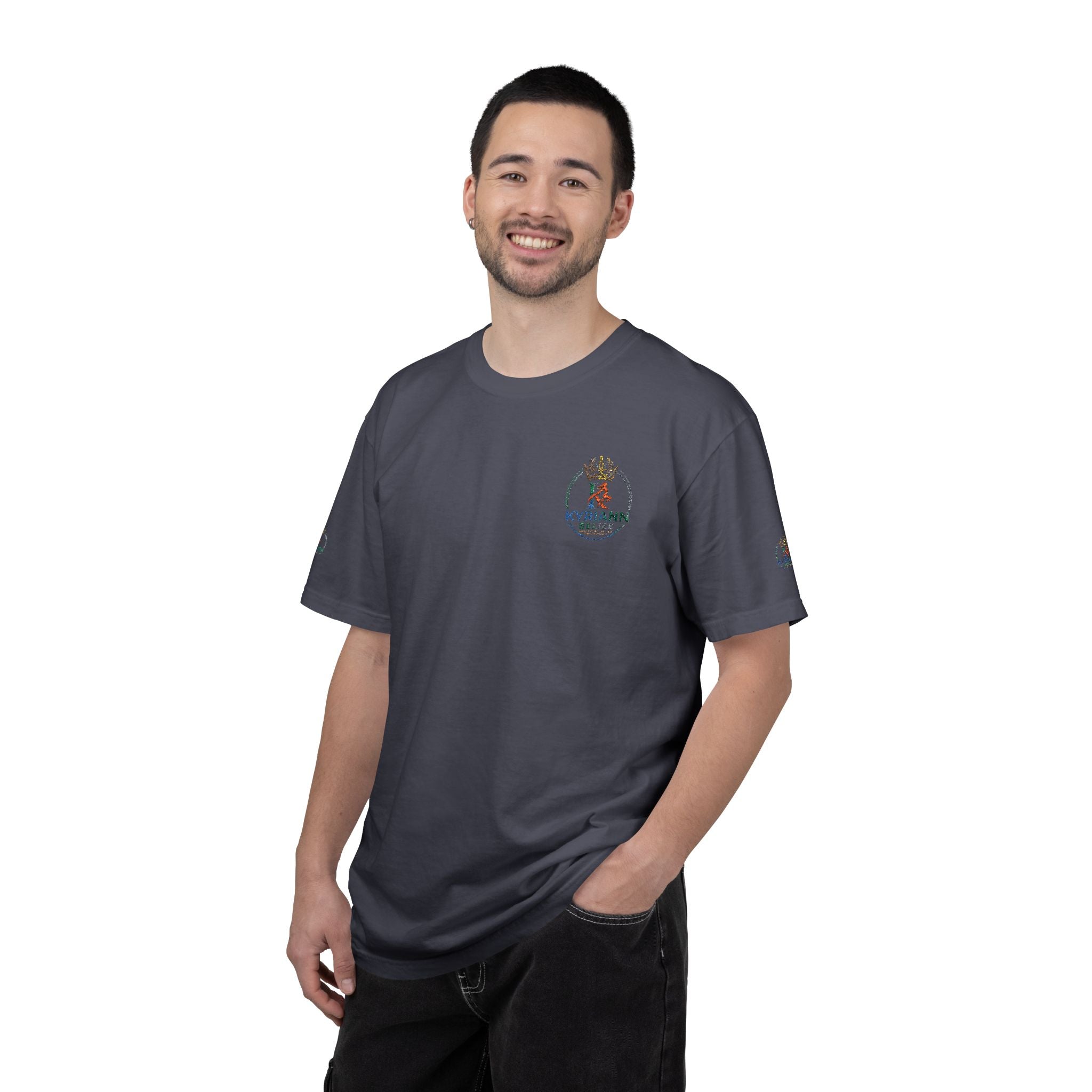 Kveikorn Floral Pocket T-Shirt