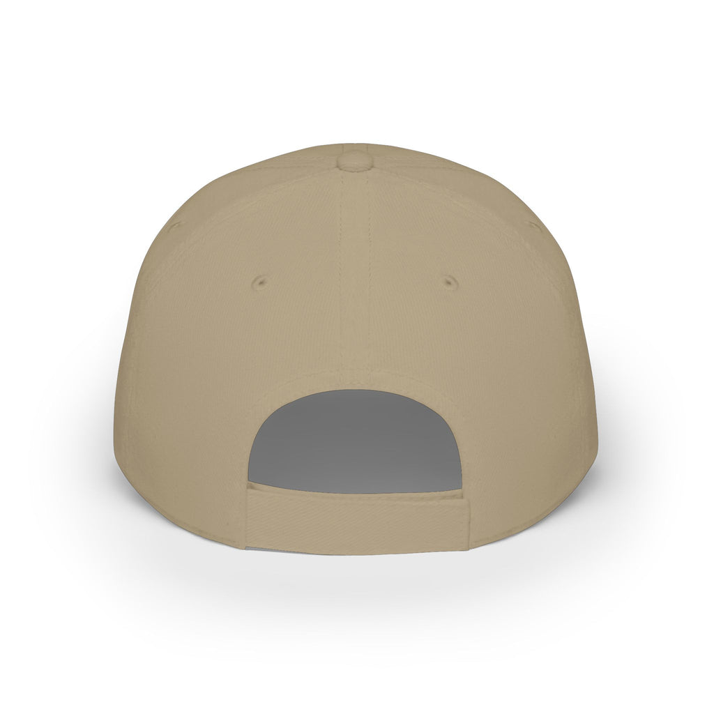 Red Low Profile Baseball Cap with Gold ‘King of Queens’ Runner Logo