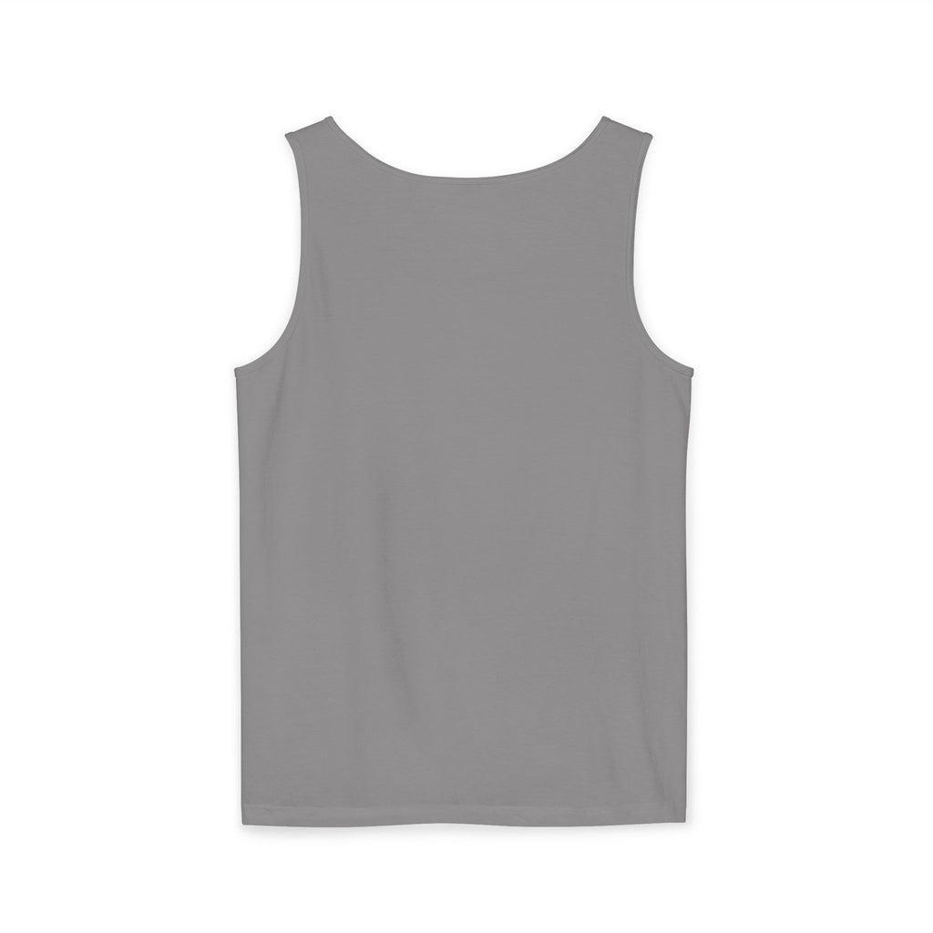 Kyriann Relief Star Tank Top — Soft White Logo Tank