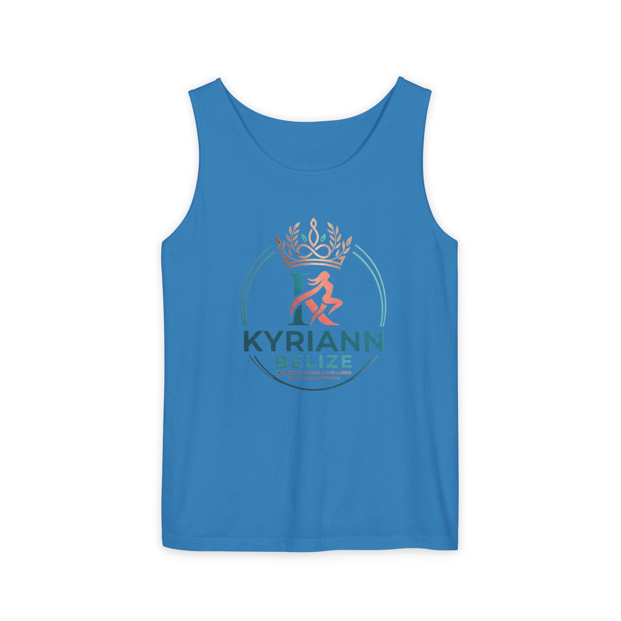 Kyriann Belize Logo Tank Top — Island Crown Travel & Beachwear