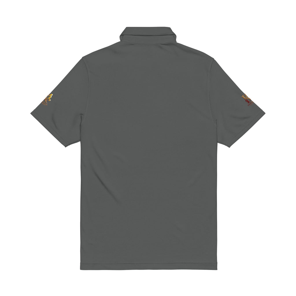 Men's Embroidered Polo Shirt — Crest Logo Performance Golf Polo