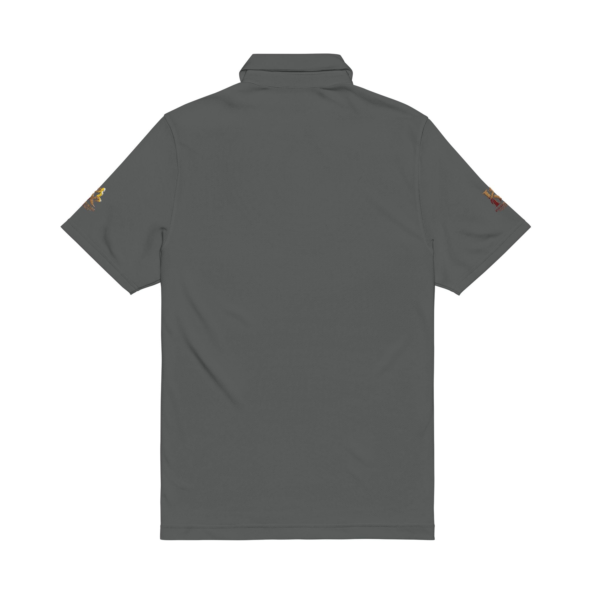 Men's Embroidered Polo Shirt — Crest Logo Performance Golf Polo