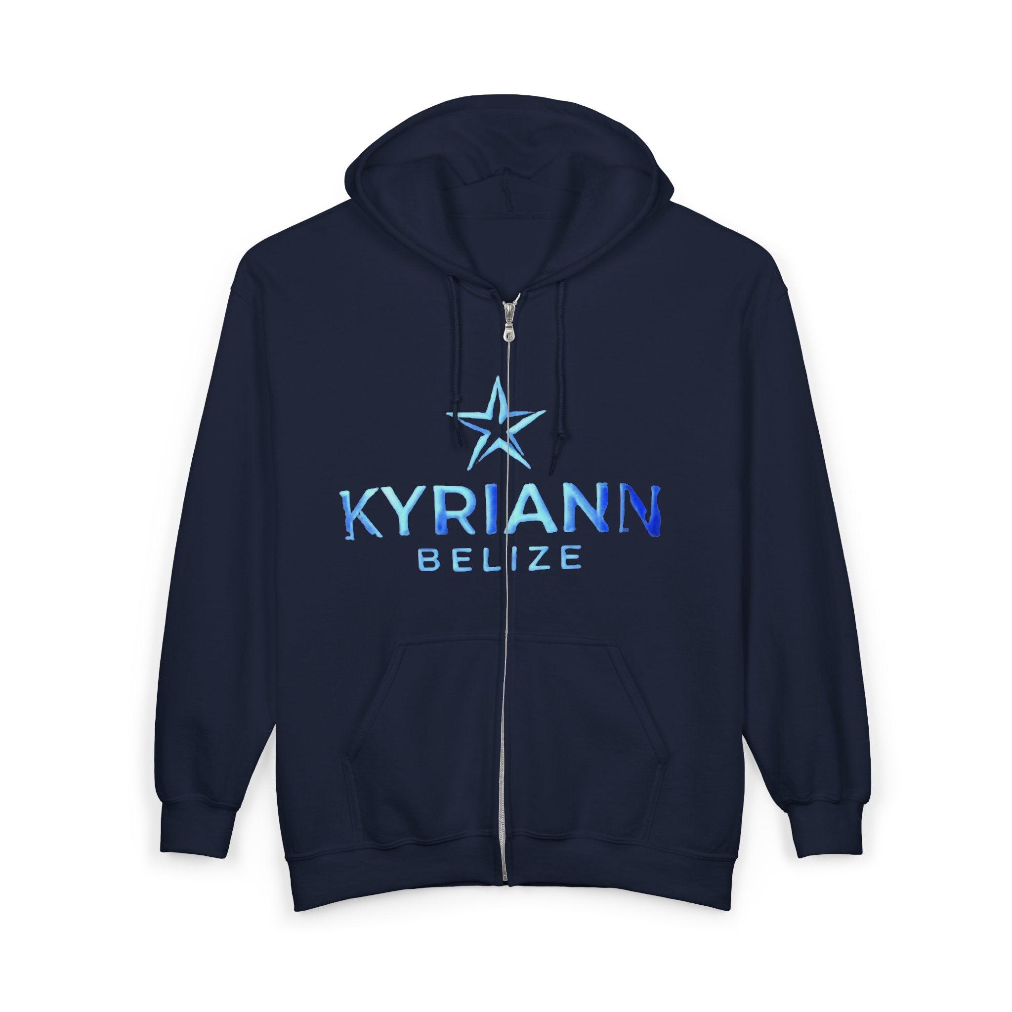 Kyriann Belize Zip Hoodie — Star Logo Full-Zip Hooded Sweatshirt