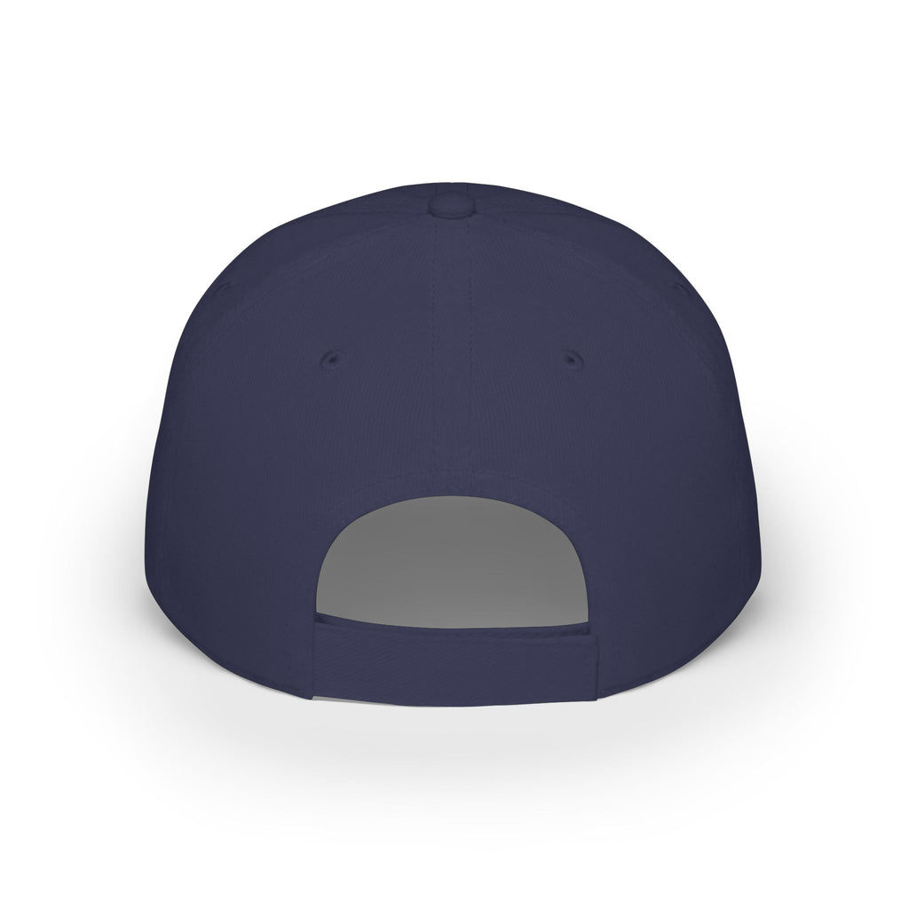 Red Low Profile Baseball Cap with Gold ‘King of Queens’ Runner Logo